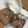Набір Teddy коричневий колір (хомут та рукавиці)