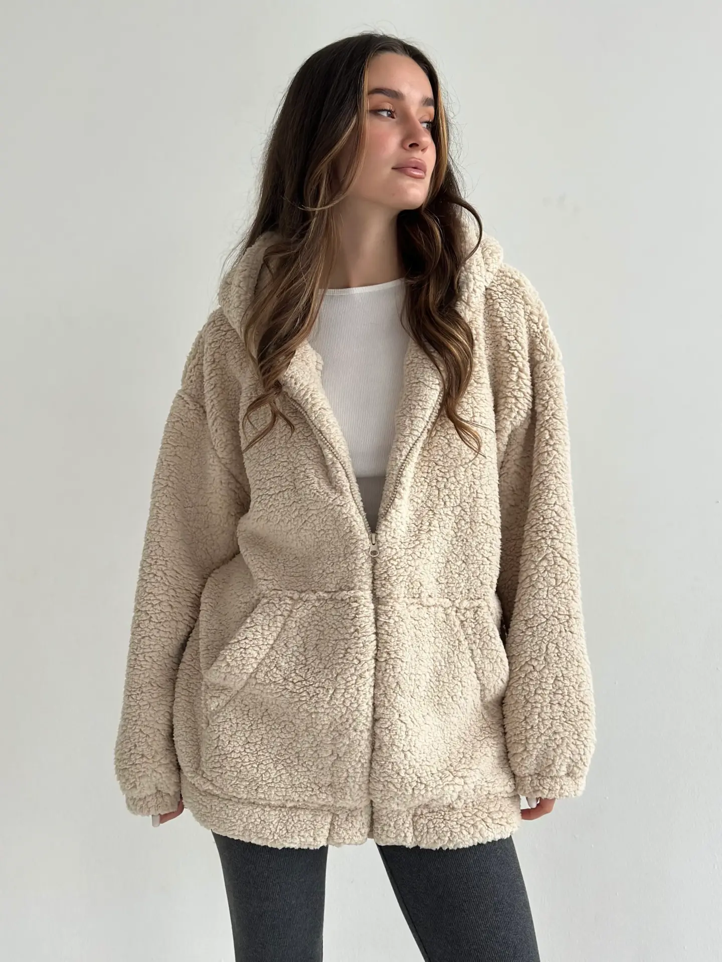 TEDDY Кофта (рукав на резинці) бежева (onesize)