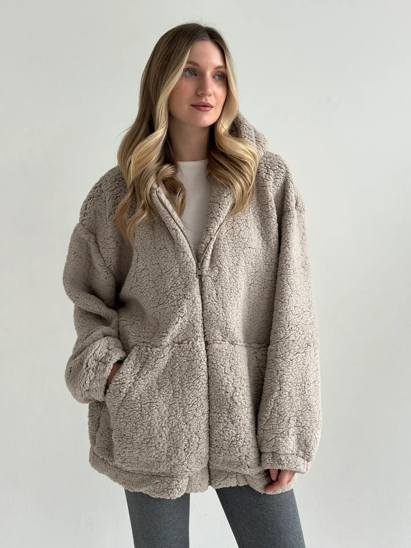 TEDDY Кофта (рукав на резинці) темно-сіра (onesize)