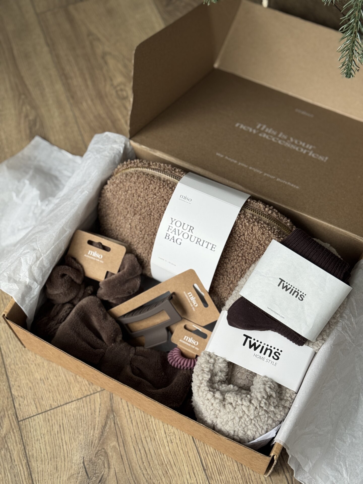 Набір Тедді коричневий СЕРЕДНЯ косметичка