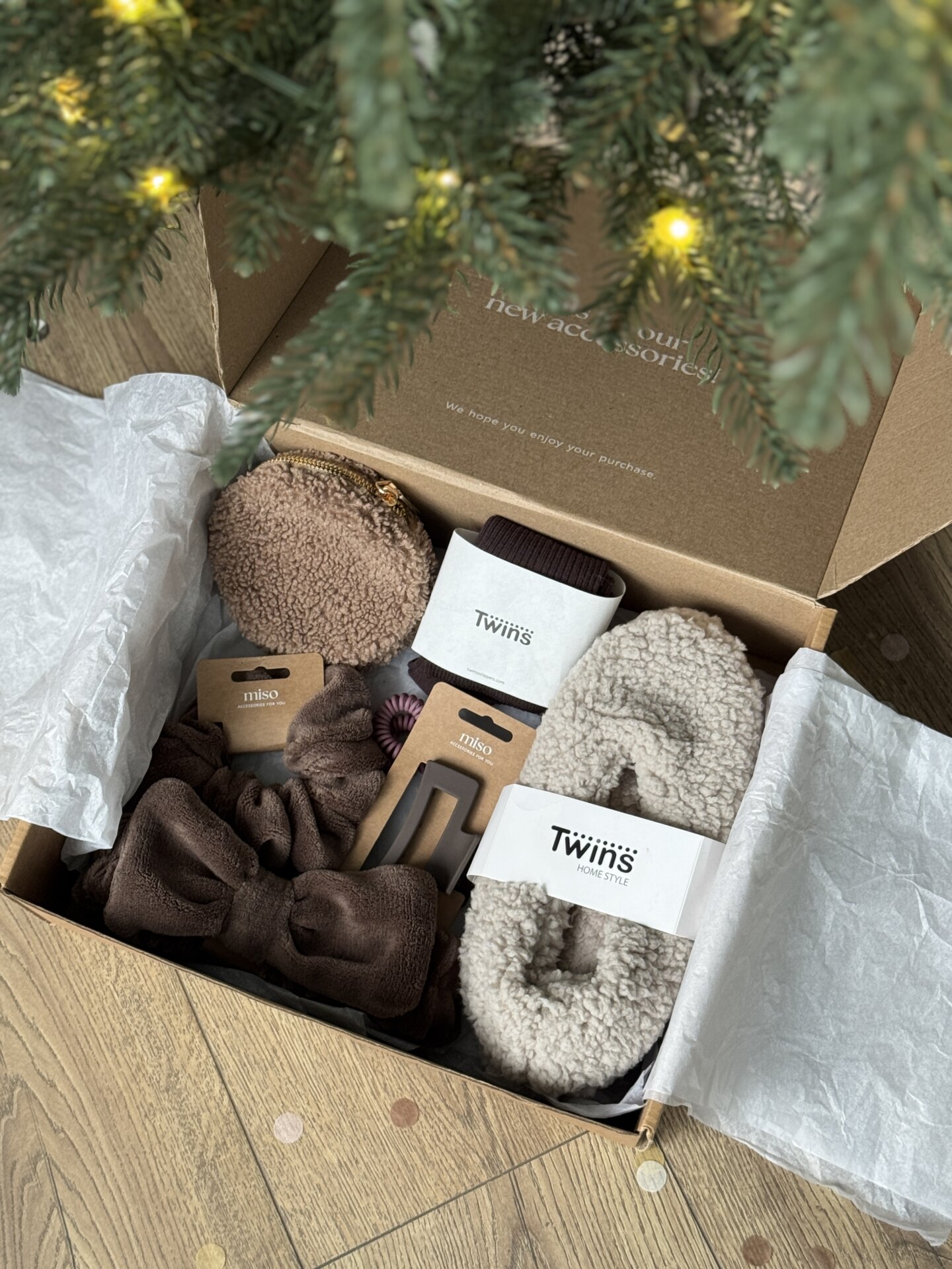 Набір Тедді коричневий КРУГЛА косметичка