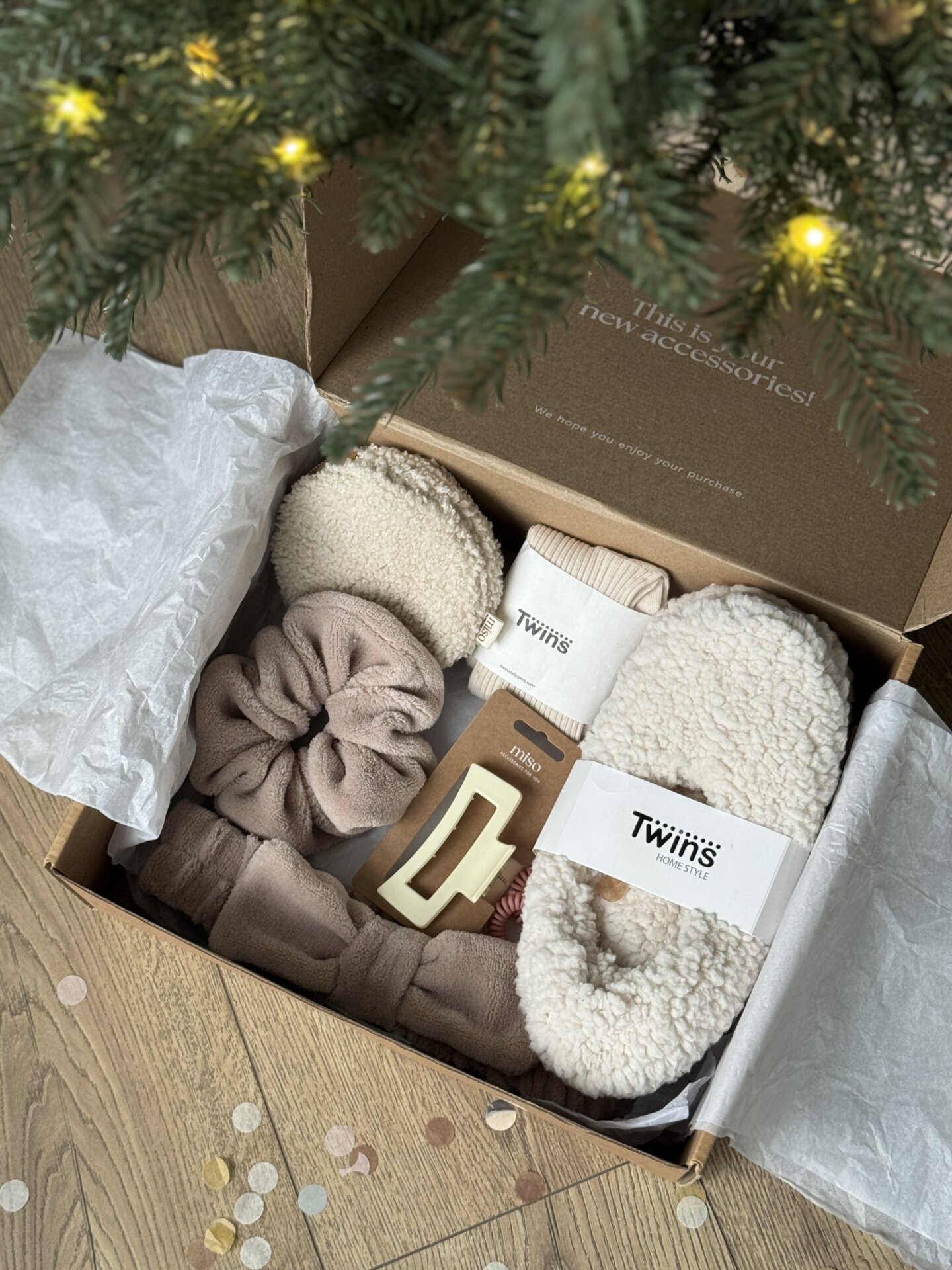 Набір Тедді бежевий КРУГЛА косметичка