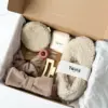 Набір Тедді бежевий КРУГЛА косметичка