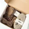 Набір Тедді коричневий КРУГЛА косметичка