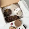 Набір Тедді коричневий КРУГЛА косметичка