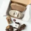 Набір Тедді коричневий СЕРЕДНЯ косметичка