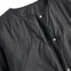 Куртка демісезонна на кнопках чорна "onesize"