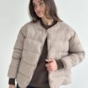 Куртка стьобана дута мокко "onesize"