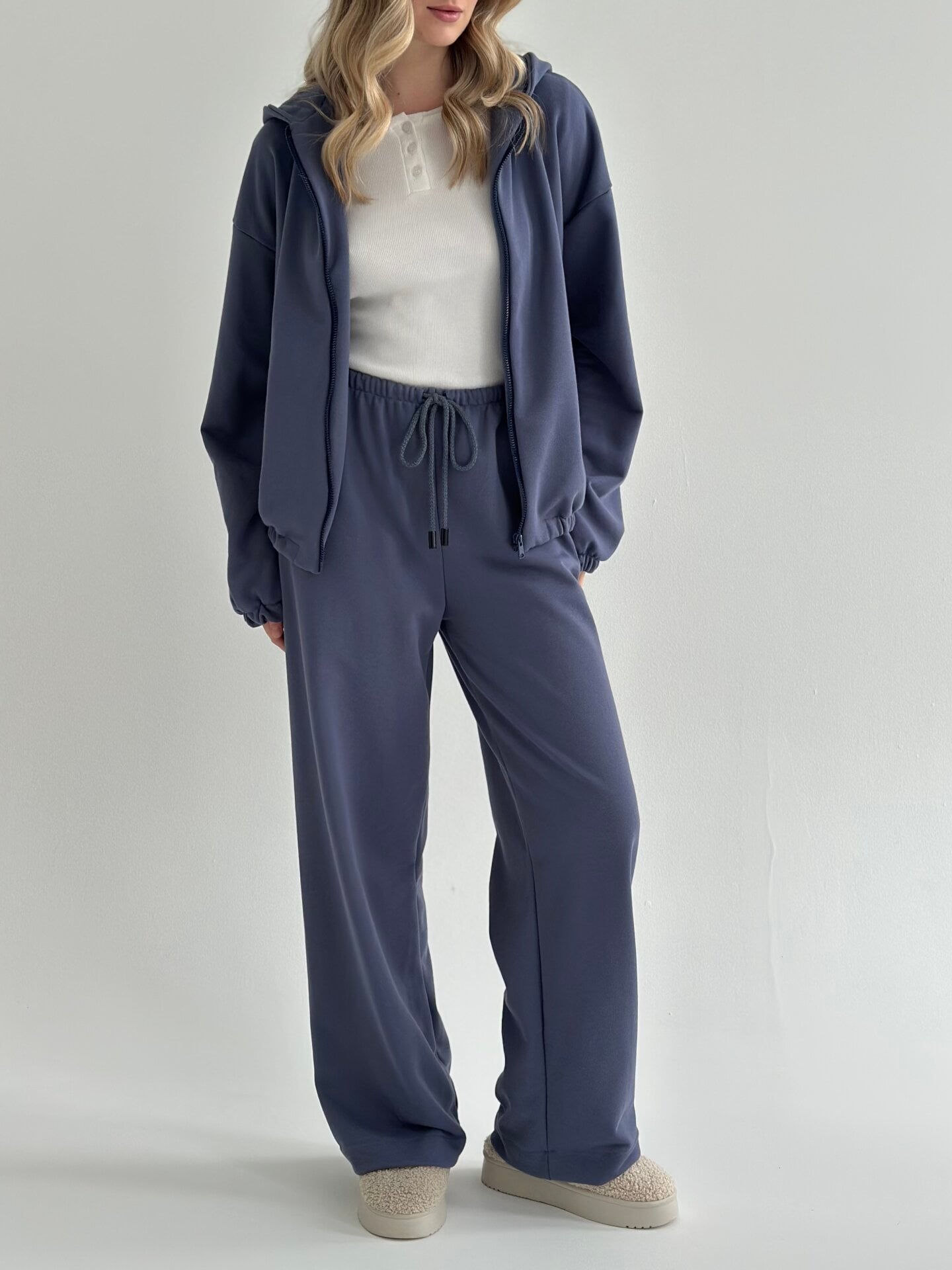 Костюм Кофта та Штани  2-х.нитка синій