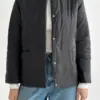 Куртка демісезонна на кнопках чорна "onesize"