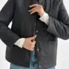 Куртка демісезонна на кнопках чорна "onesize"