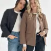 Куртка демісезонна на кнопках чорна "onesize"
