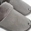 Капці домашні чоловічі HS-OZ VELVET з виворотом хутро сірі