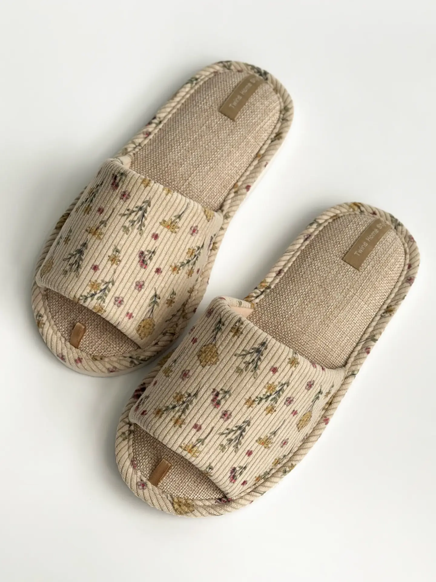 Капці домашні жіночі HS-VL вельвет Provence beige