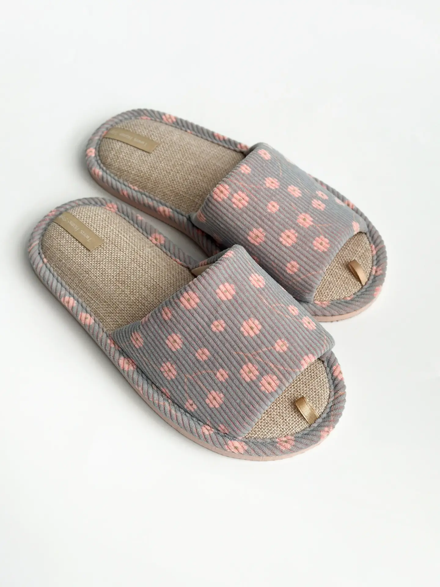 Капці домашні жіночі HS-VL вельвет Spring blue