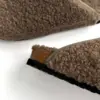 Клоги жіночі Teddy з кантом коричневі