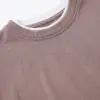 Лонгслів з білим кантом капучино, onesize