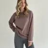 Лонгслів з білим кантом капучино, onesize