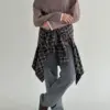Лонгслів з білим кантом капучино, onesize