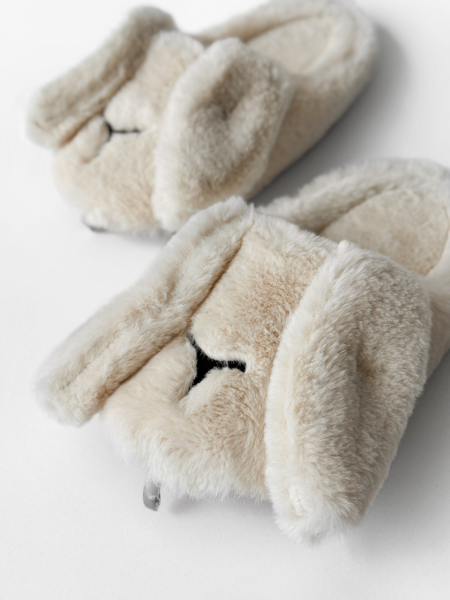 Капці домашні жіночі HS-LUX напiвчешки ANIMALS rabbit milk