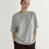 Футболка з білим кантом сіра, onesize