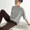 Футболка з білим кантом сіра, onesize