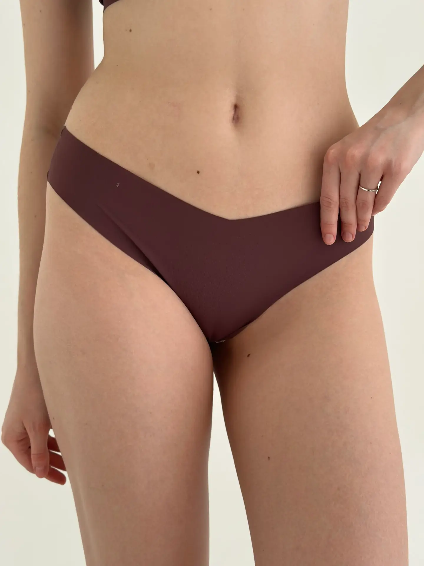 Білизна трусики сліпи безшовні коричневі