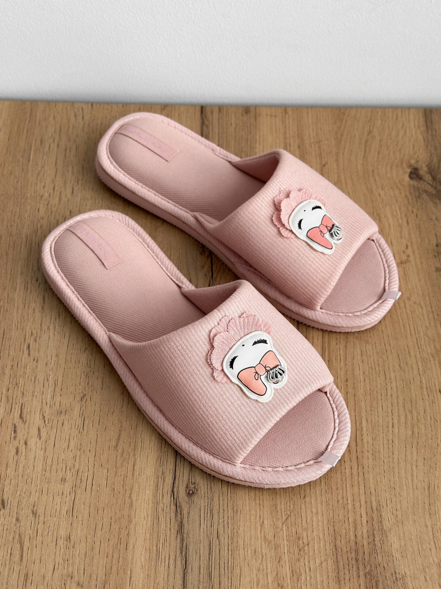 Капці домашні жіночі HS-VL люрекс пудрові (з дефектами)