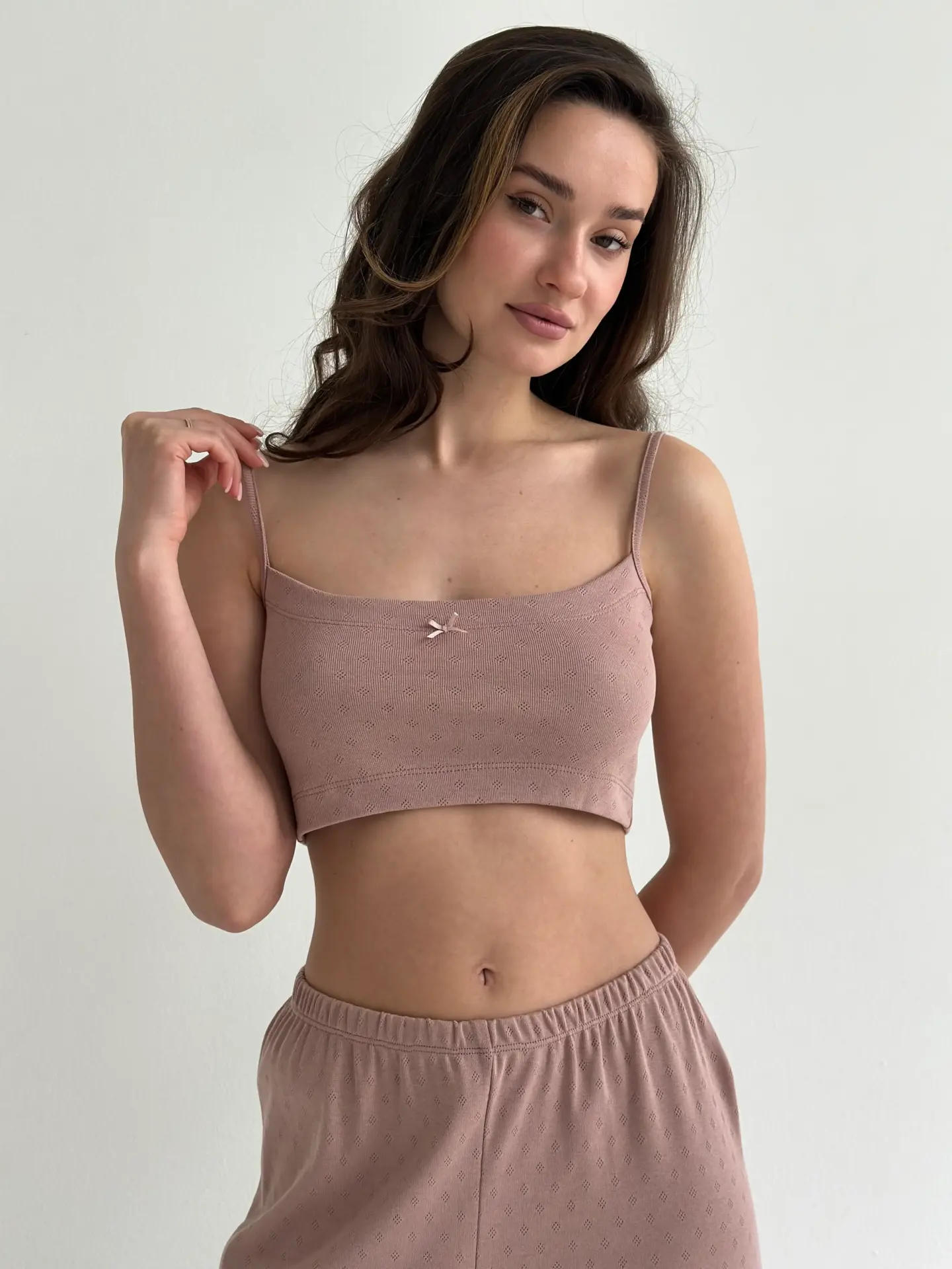 Рібана топ на брителях візон