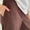 Вельвет штани МОМИ коричневі