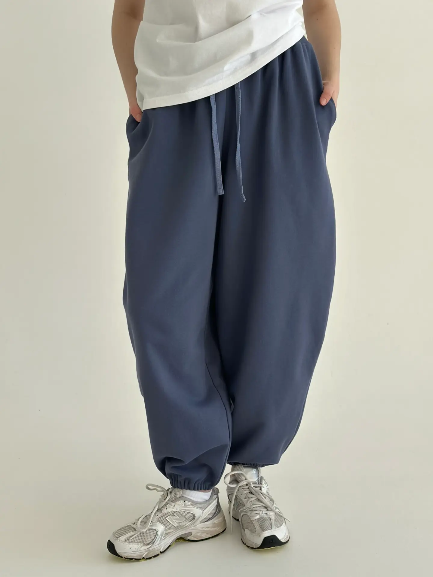 Бавовна Штани трикотаж 3-х.нитка сині