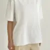 Футболка з білим кантом біла, onesize