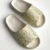 Twins капці піна пляжні та вуличні молочні у квітку (=)
