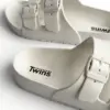 Twins капці пляжні та вуличні з регуляторами білі(=)