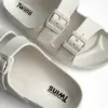 Twins капці пляжні та вуличні з регуляторами білі(=)