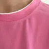 Футболка з білим кантом рожева, onesize