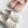 Twins капці сабо пляжні та вуличні пудрові