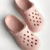 Twins капці сабо пляжні та вуличні пудрові