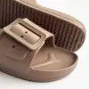 Twins капці пляжні та вуличні з ремінцем коричневі (=)