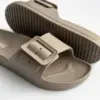 Twins капці пляжні та вуличні з ремінцем бежеві (=)