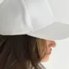 Кепка біла з натурального котону (100% бавовна)