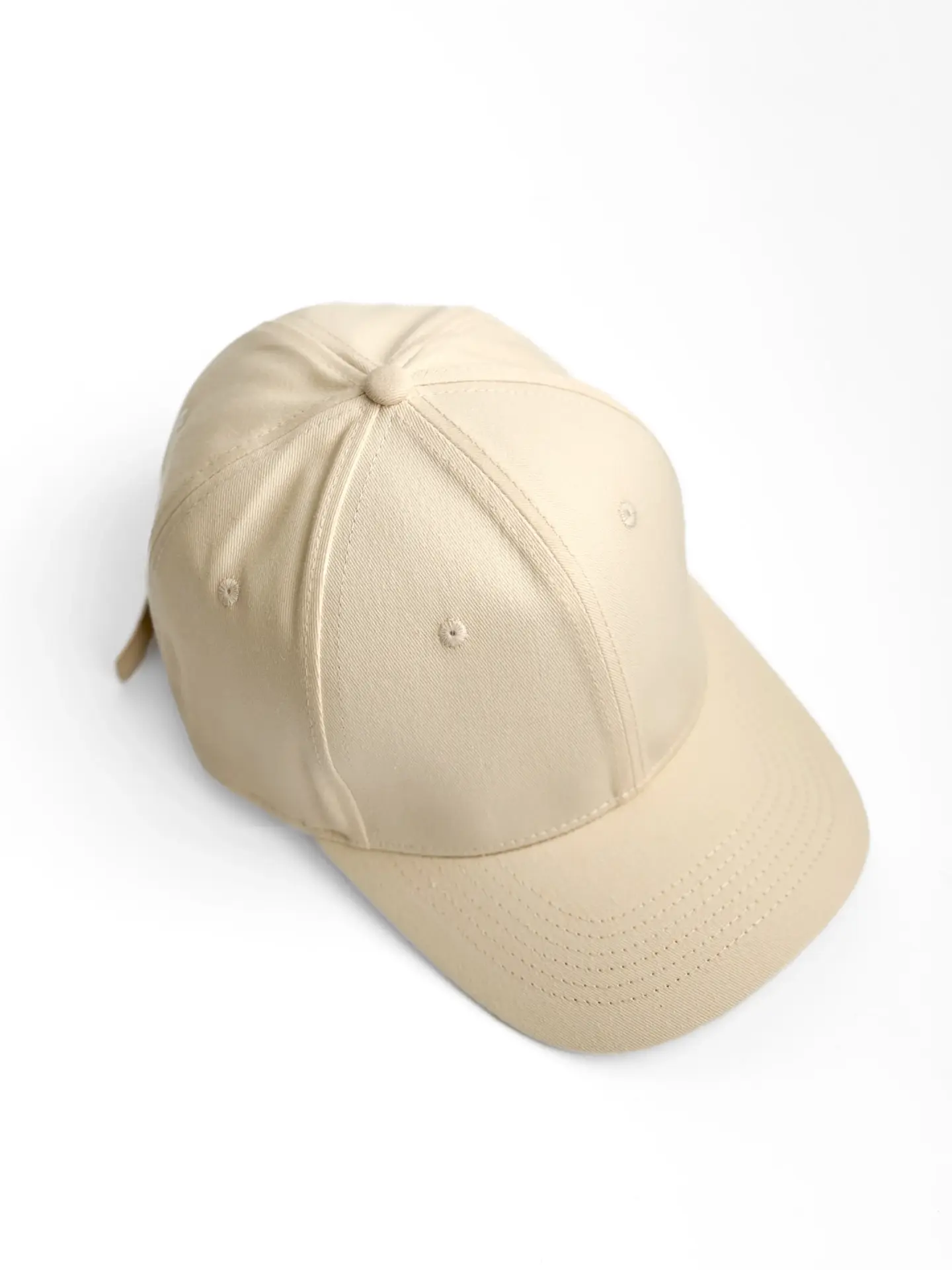 Кепка молочна з натурального котону (100% бавовна)