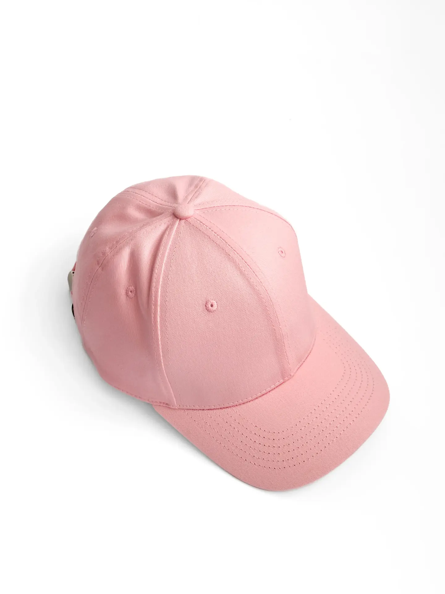 Кепка рожева з натурального котону (100% бавовна)