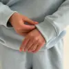 Бавовна Світшот трикотаж 3-х. нитка блакитний