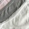 Білизна трусики сліпи базові з мереживом сірі