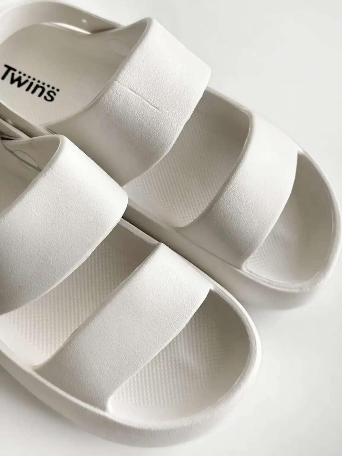 Twins капці босоніжки піна білі SALE (з дефектами)