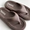 Twins капці піна пляжні та вуличні в'єтнамок шоколад SALE (з дефектами)