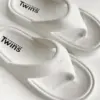 Twins капці піна пляжні та вуличні в'єтнамок білий SALE (з дефектами)