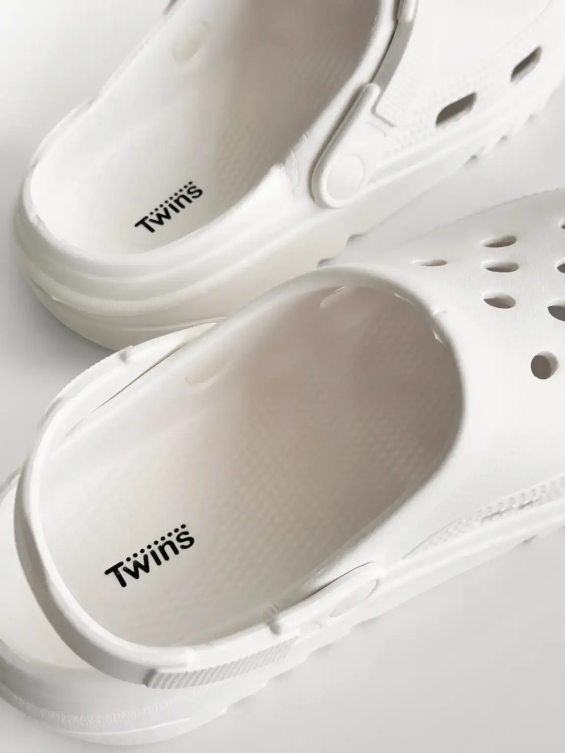 Twins капці сабо пляжні та вуличні білі SALE (з дефектами)