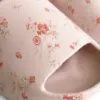 Twins капці піна пляжні та вуличні пудрові у червону квітку (=) SALE (з дефектами)